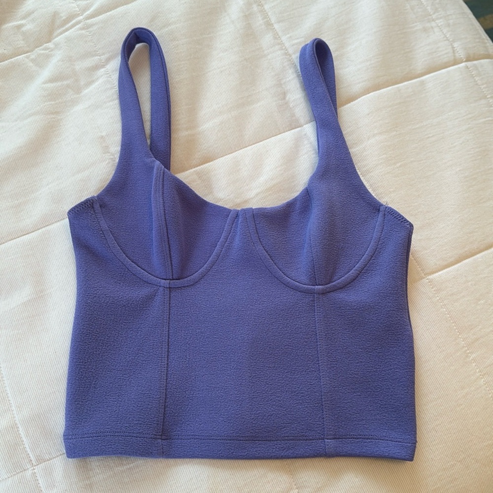 Zara purple top